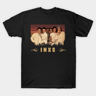 Inxs Captured Photographs That Echo The Band's Unique Style T-Shirt